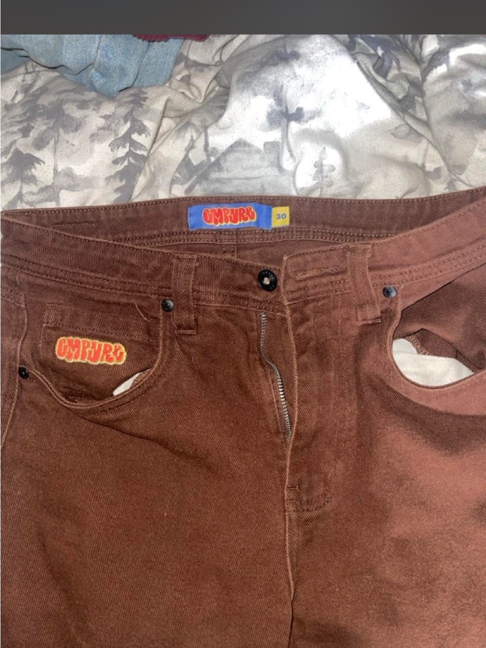 Men's Empyre Brown Corduroy Pants - 30